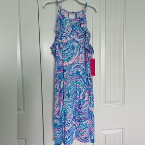Lilly Pulitzer Billie Dress Happy As A Clam- Size L